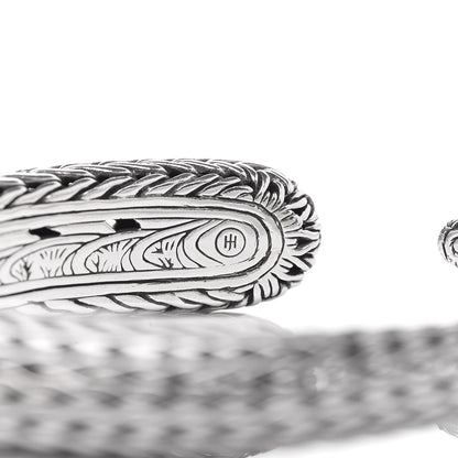 John Hardy Sterling Silver Classic Chain Hinged Bangle 7 of 8