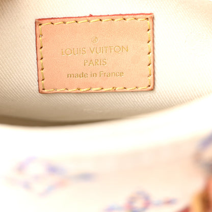 Louis Vuitton Monogram Jacquard Fabric Speedy Bandouliere 20 Multicolor Beige 6 of 9