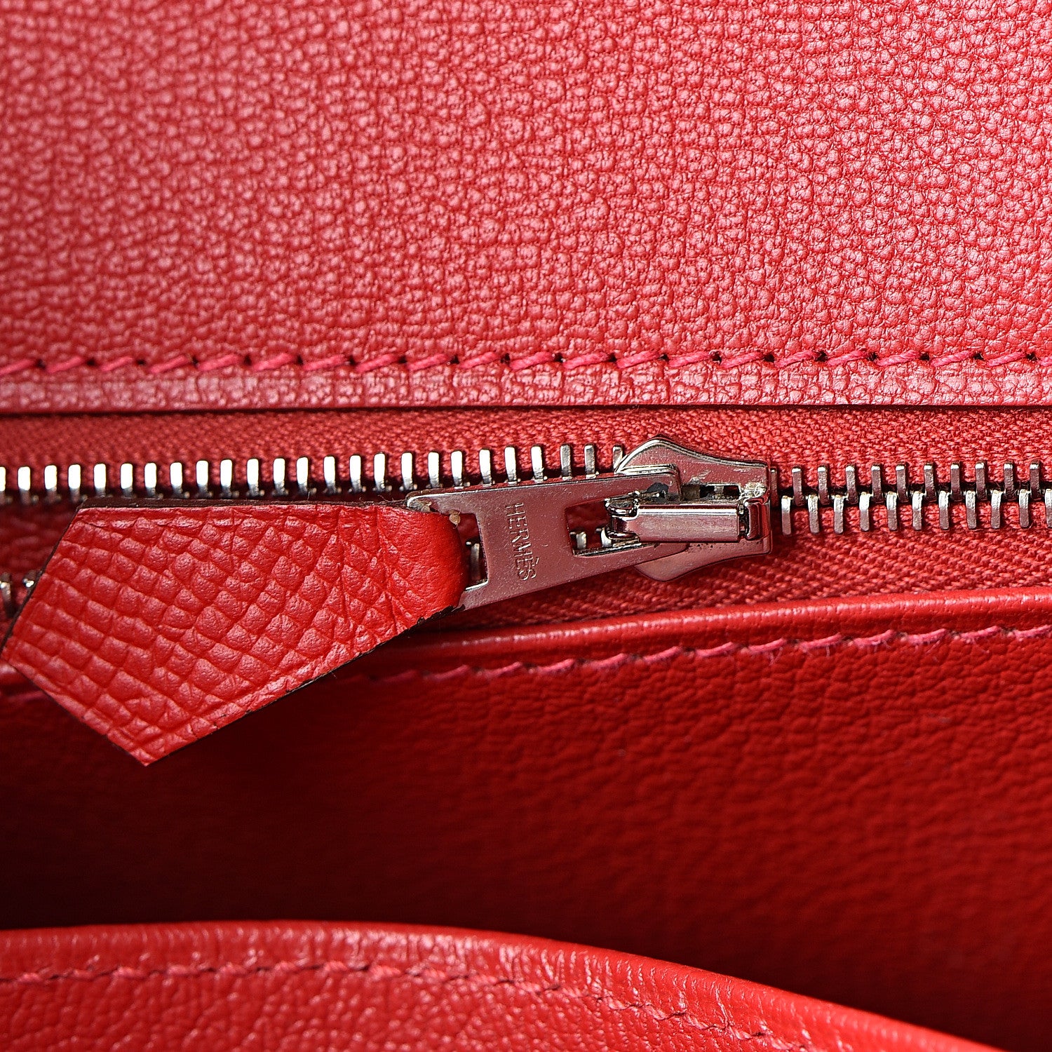Hermes Epsom Birkin 35 Rouge Casaque 16 of 39
