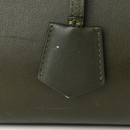 Fendi Vitello Dolce Marmol Shiny Nappa Petite 3Jours Tote Verde Prato 13 of 17