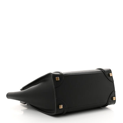Celine Smooth Calfskin Micro Luggage Black 4 of 10