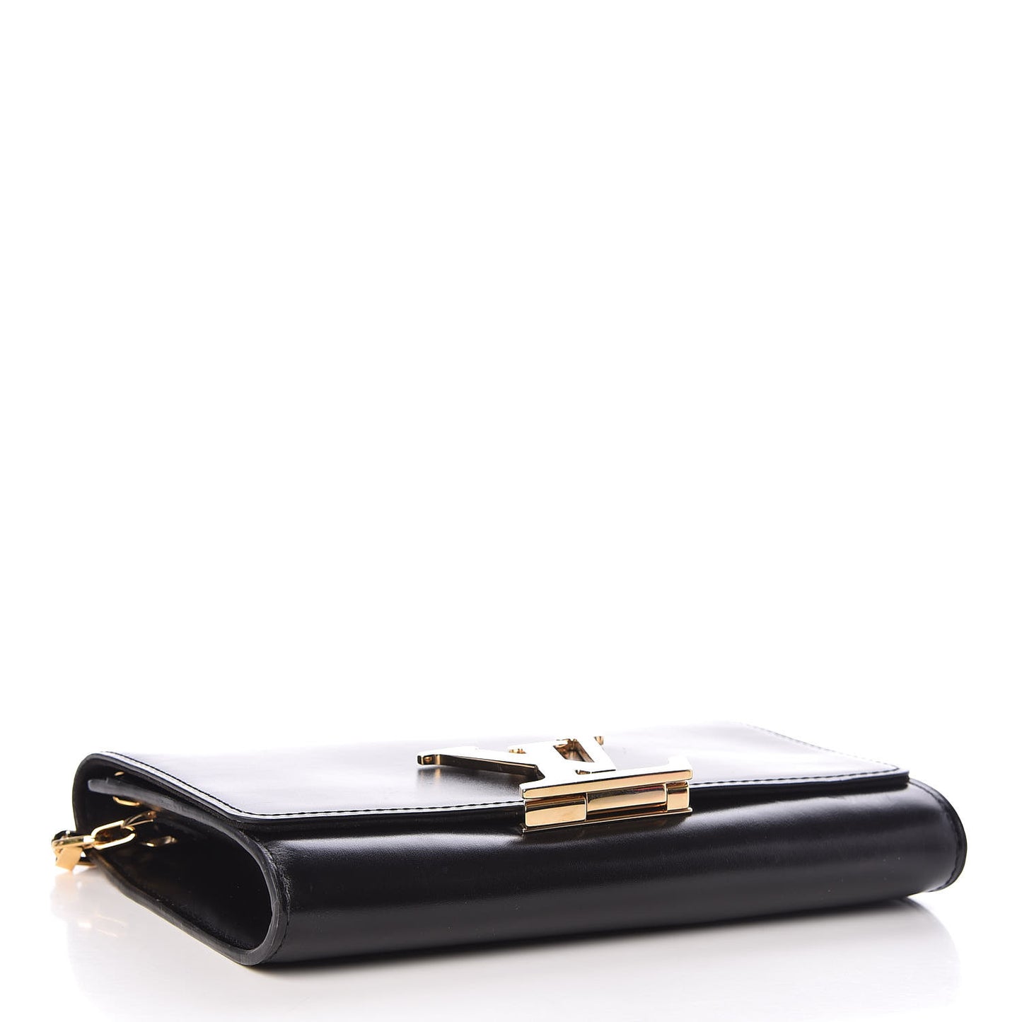 Calfskin Chain Louise GM Black
