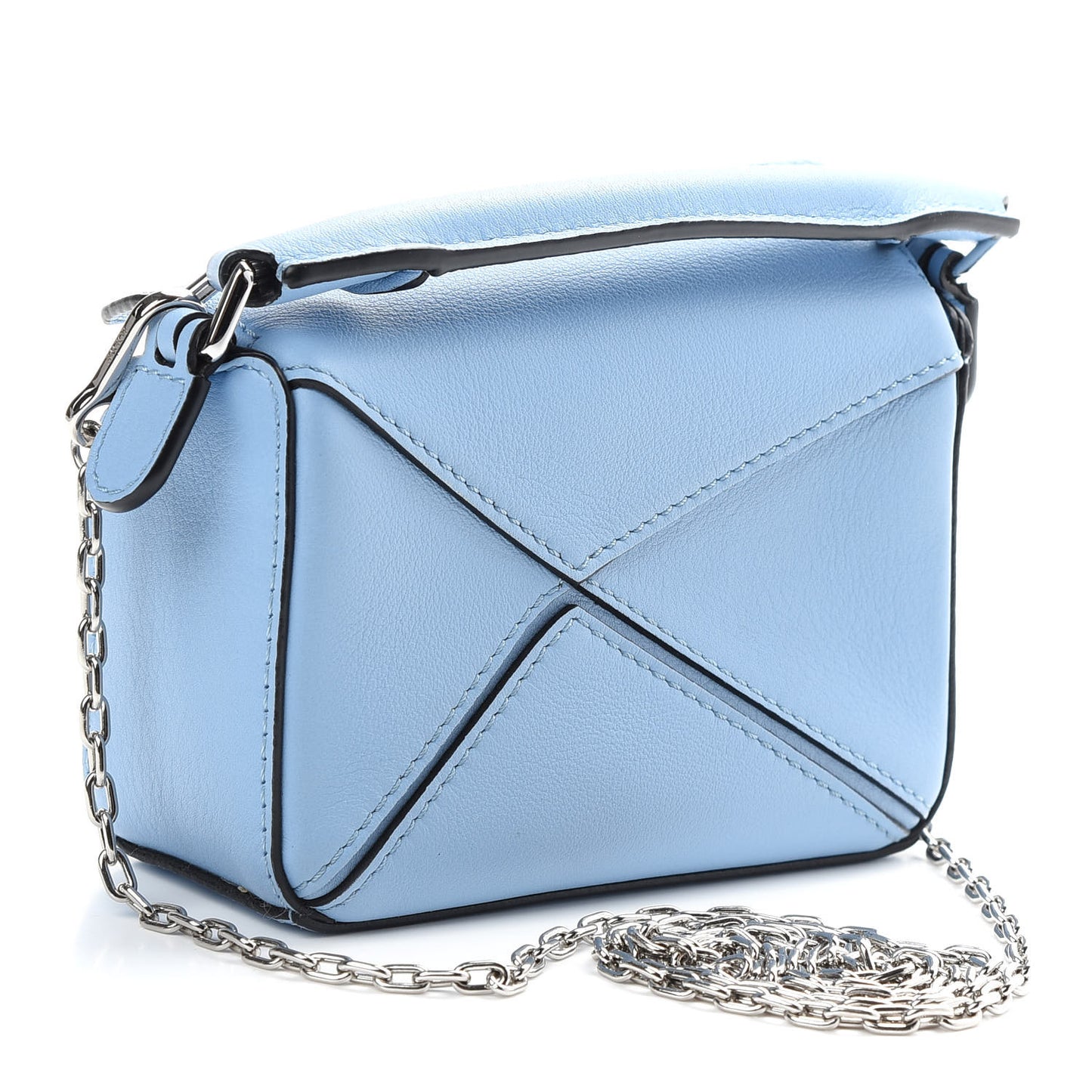 Calfskin Nano Puzzle Bag Blue