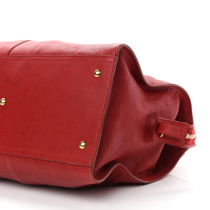 Saint Laurent Sheepskin Large Cabas ChYc Red 8 of 10