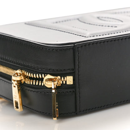 Dolce & Gabbana Calfskin Small DG Logo Camera Crossbody Bag Black 8 of 9