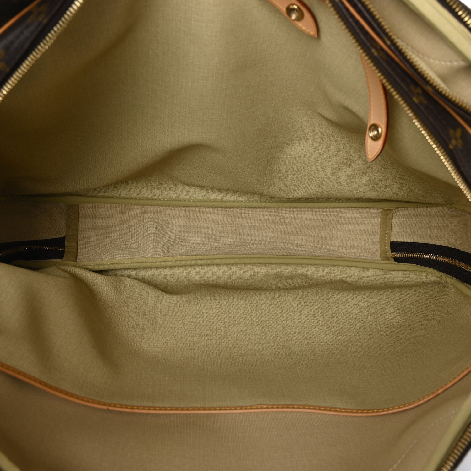 Louis Vuitton Monogram Alize 2 Compartment Luggage Travel Bag 5 of 10