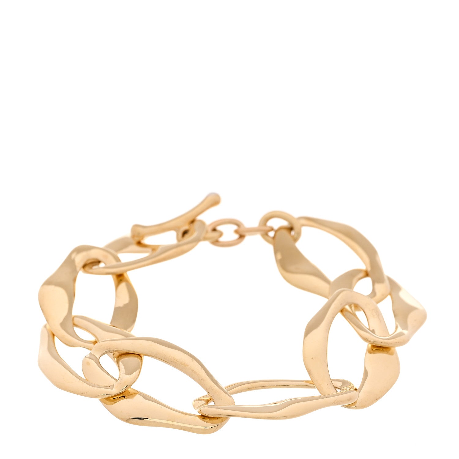 Tiffany 18K Yellow Gold Aegean Toggle Bracelet 1 of 5