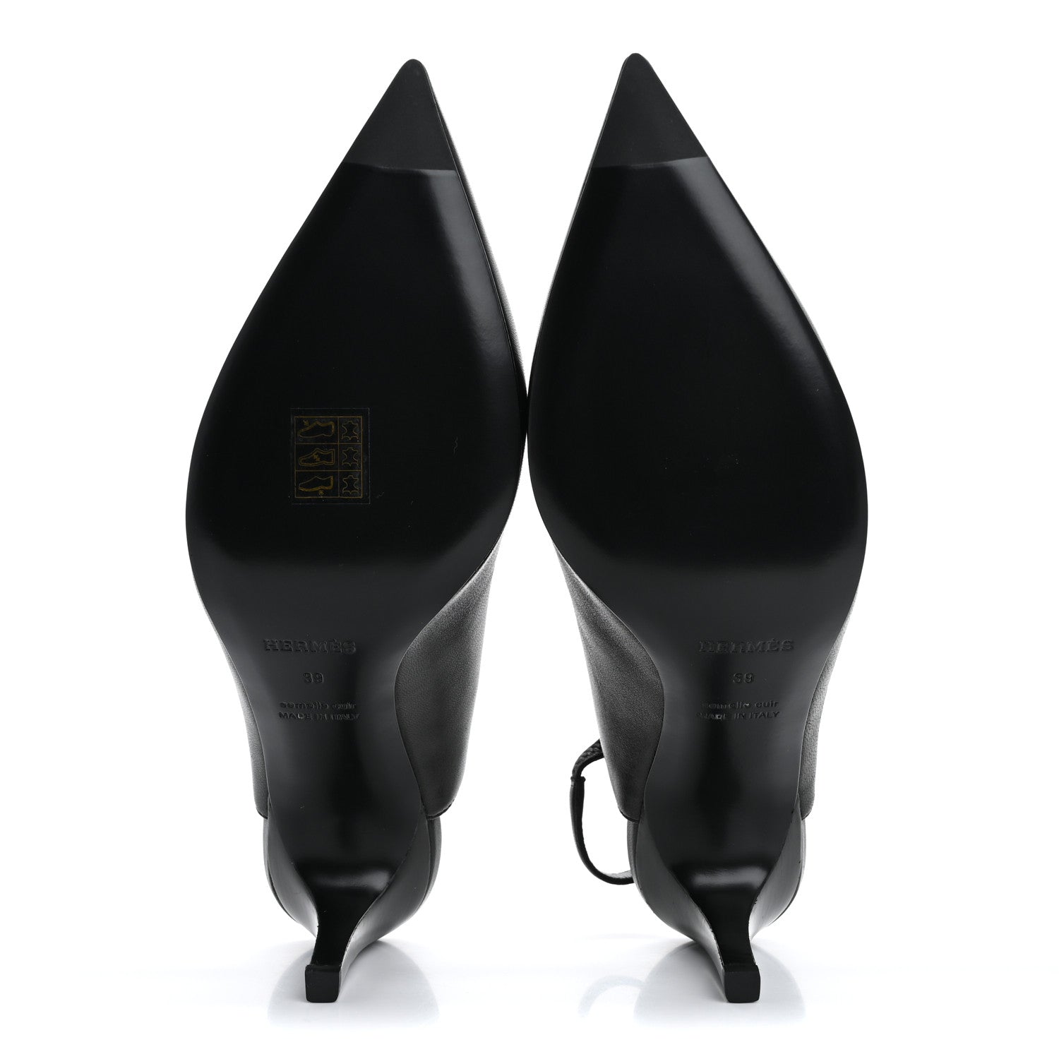 Hermes Nappa Lover 80 Pumps 39 Black 6 of 9