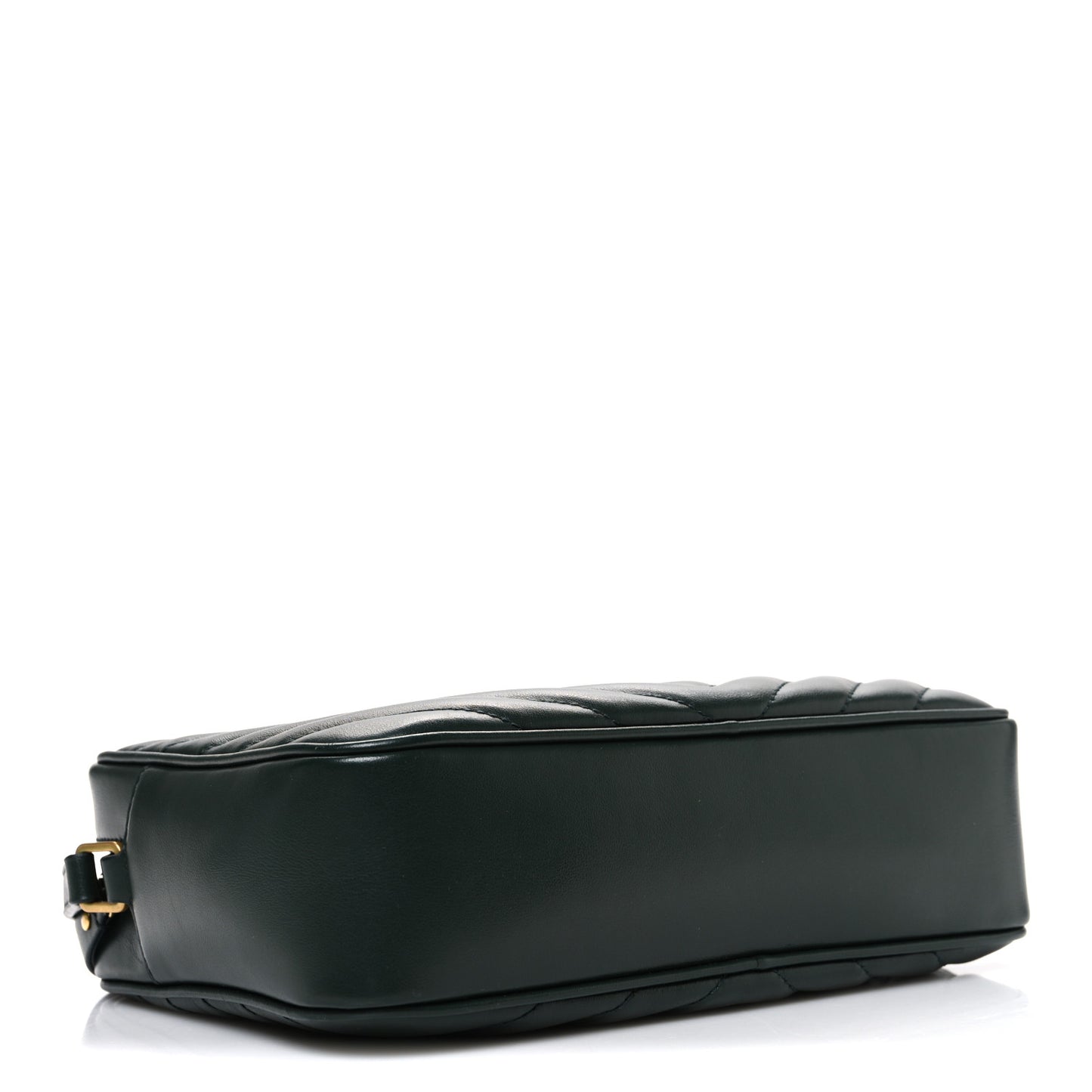 Calfskin Matelasse Monogram Lou Camera Bag Vert Fonce