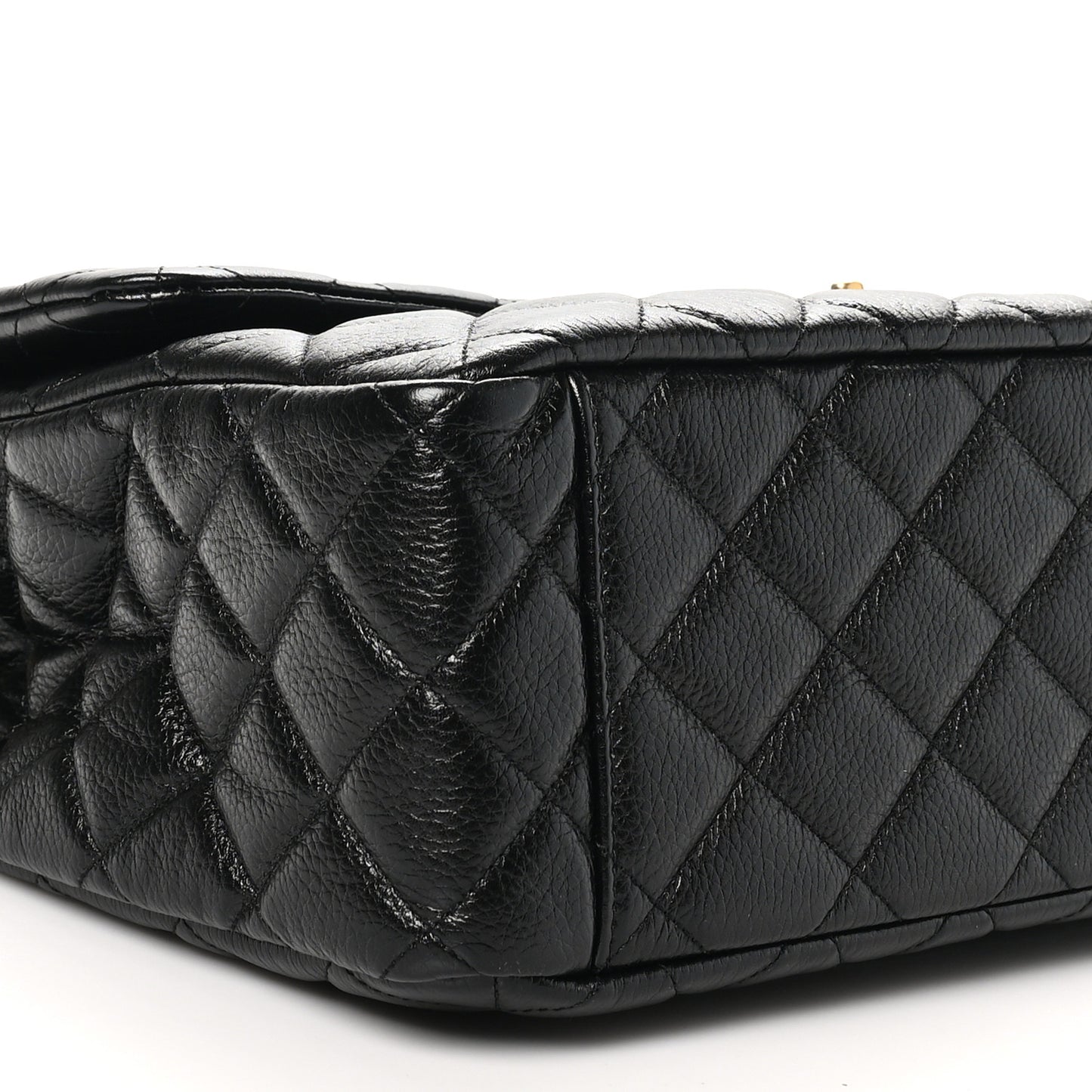Caviar Quilted XXL Travel Flap Bag Black