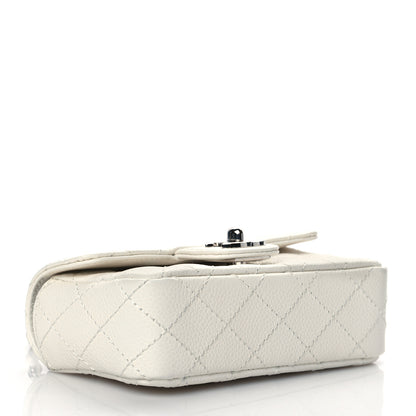 Chanel Caviar Quilted Extra Mini Flap White 4 of 10