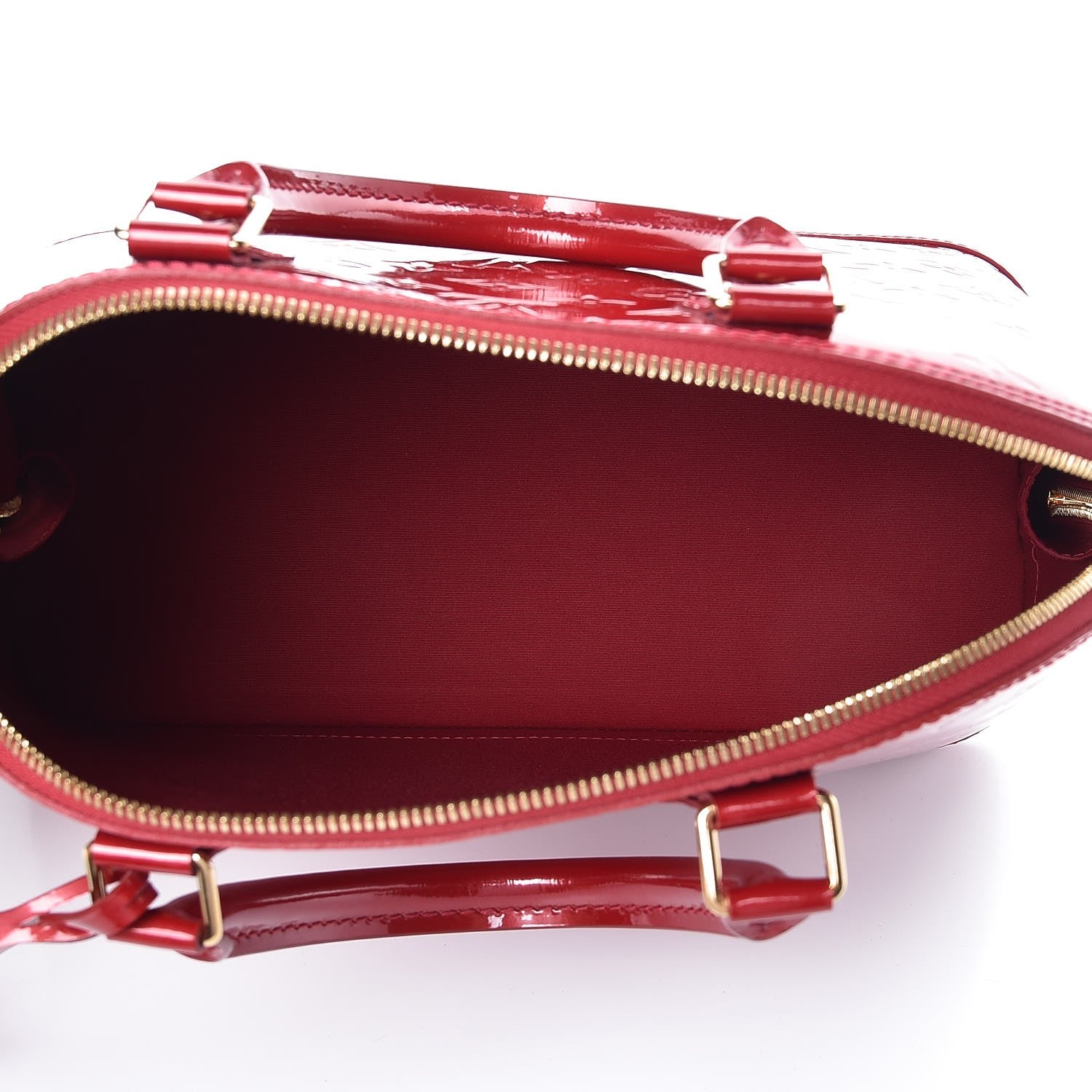 Louis Vuitton Vernis Alma MM Pomme D'Amour 5 of 8