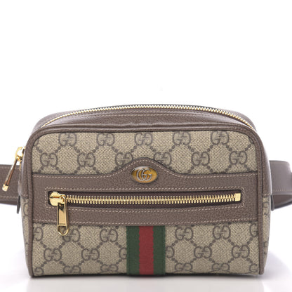 Gucci GG Supreme Monogram Web Small Ophidia Belt Bag 85 34 Dark Brown 14 of 19