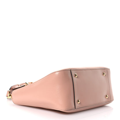 Fendi Vitello Glacier Small FF Tote Rose Bourbon 4 of 11