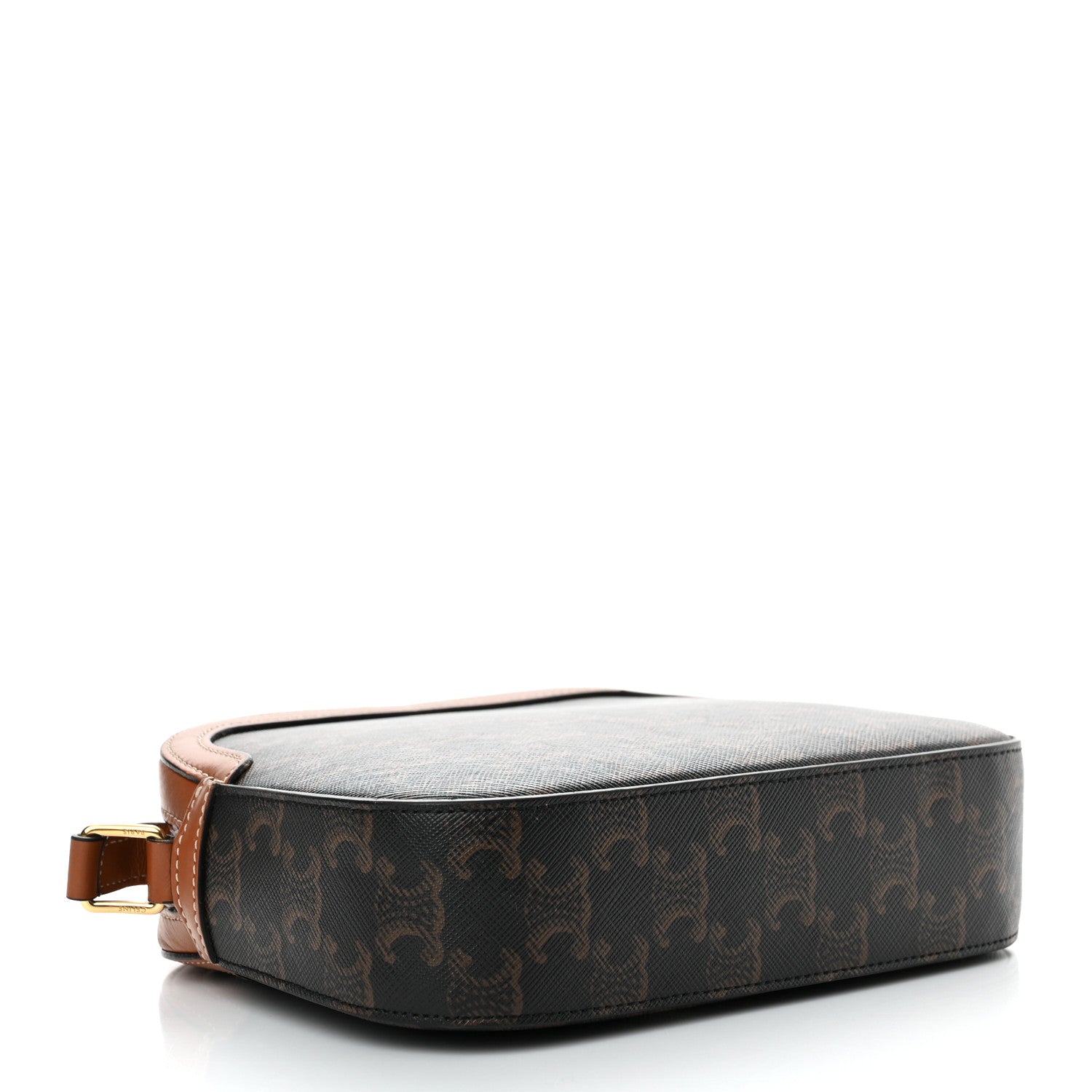 Celine Triomphe Canvas Small Camera Bag Tan 3 of 16