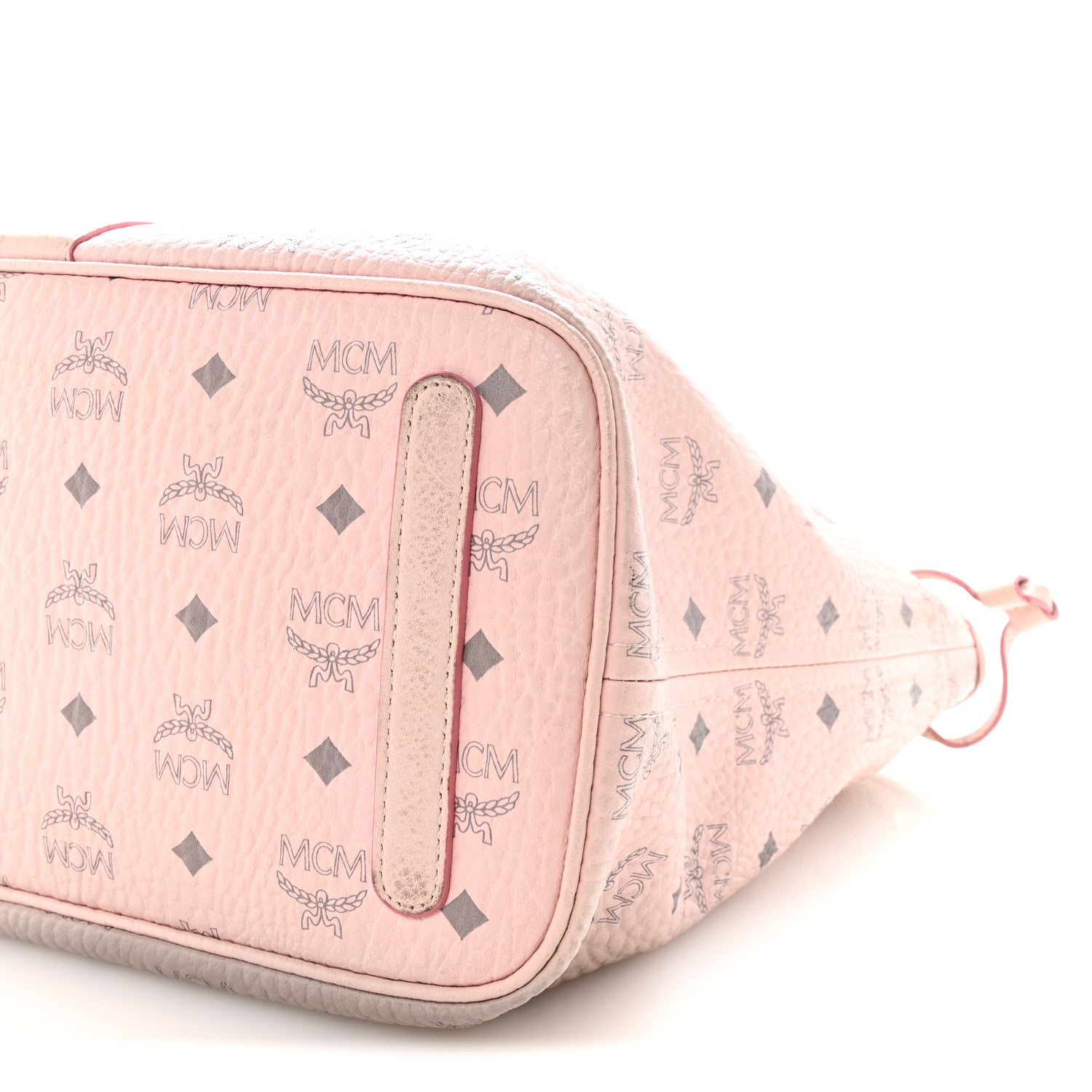 MCM Visetos Medium Liz Reversible Shopper Tote Powder Pink 10 of 10