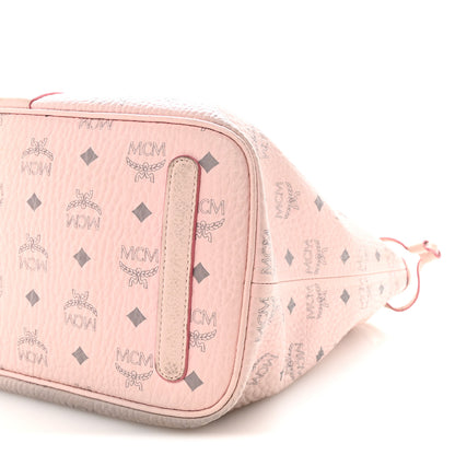 MCM Visetos Medium Liz Reversible Shopper Tote Powder Pink 10 of 10