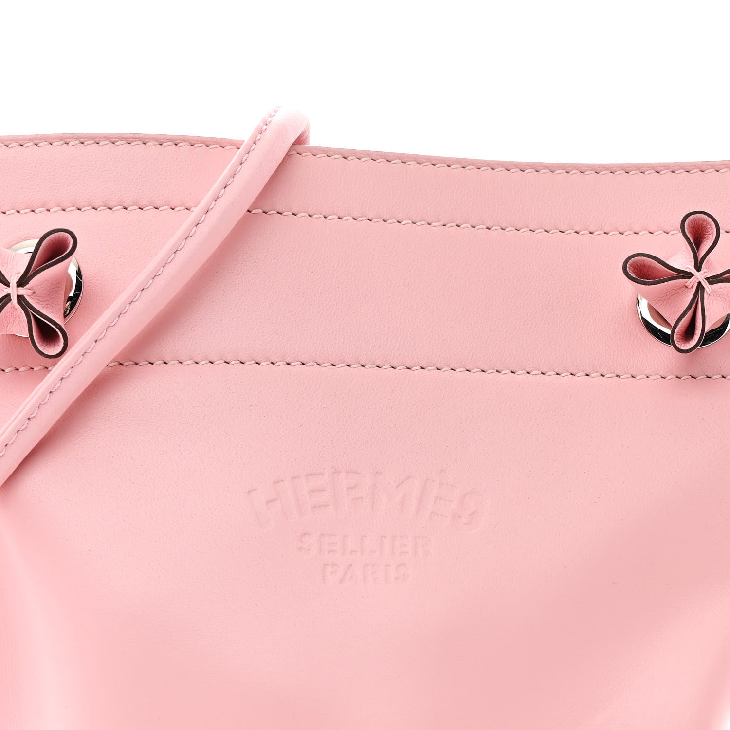Hermes Milo Lambskin Swift Mini Aline Rose Sakura 8 of 12