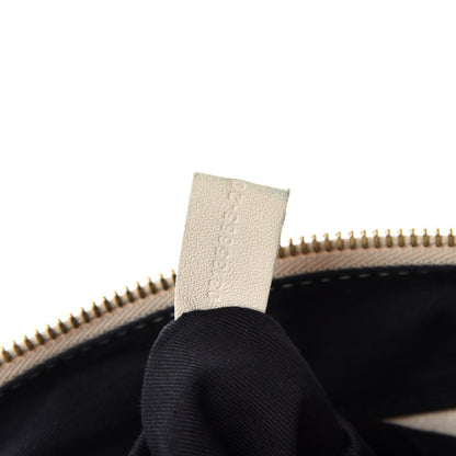 Chloe Calfskin Medium Marcie Satchel Abstract White Black 9 of 12