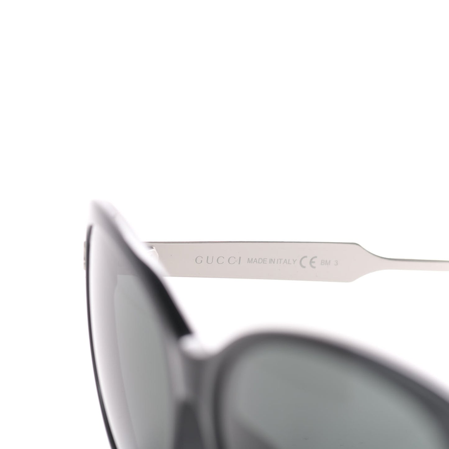 Acetate Cat Eye Interlocking Sunglasses GG3839 Black