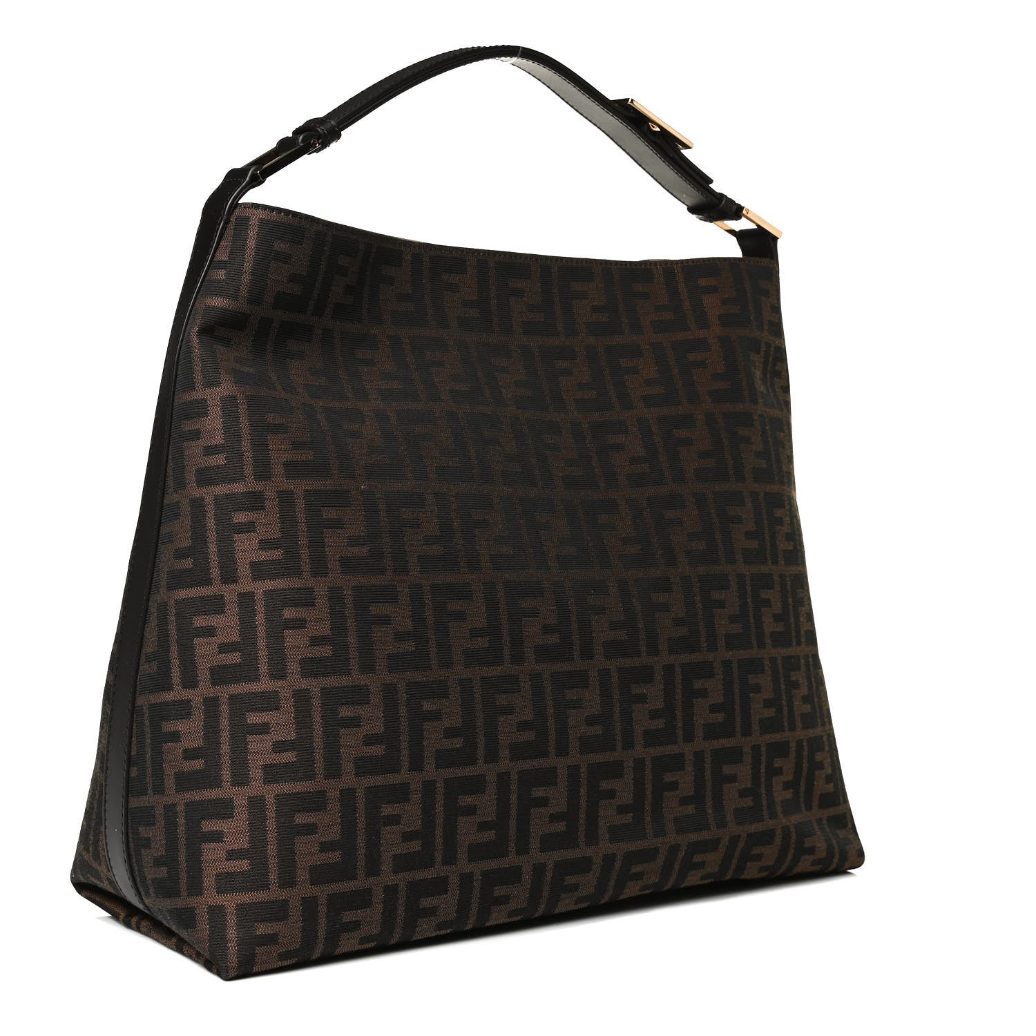 Fendi Zucca Large Hobo Tobacco 2 of 12