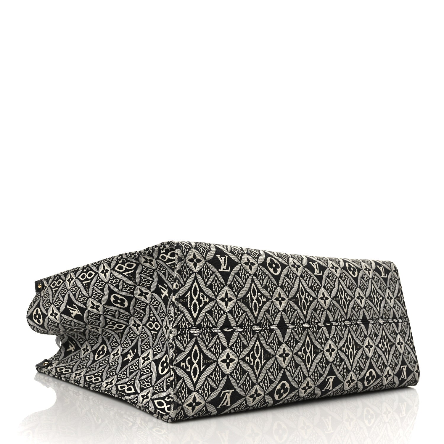 Louis Vuitton Jacquard Since 1854 Onthego GM Grey 4 of 8