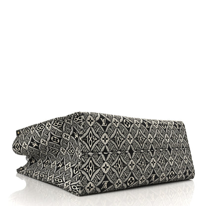 Louis Vuitton Jacquard Since 1854 Onthego GM Grey 4 of 8