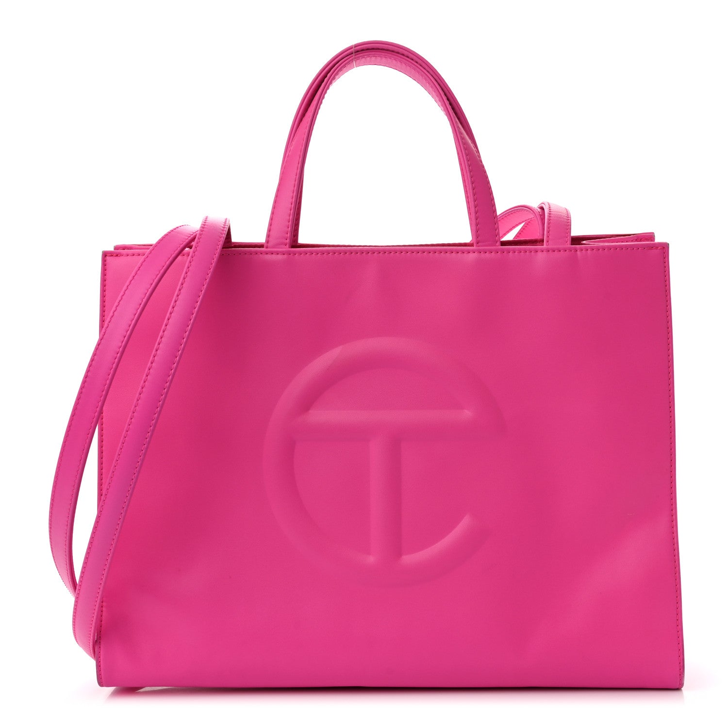 Telfar Vegan Leather Medium Shopping Bag Azalea 1 of 13