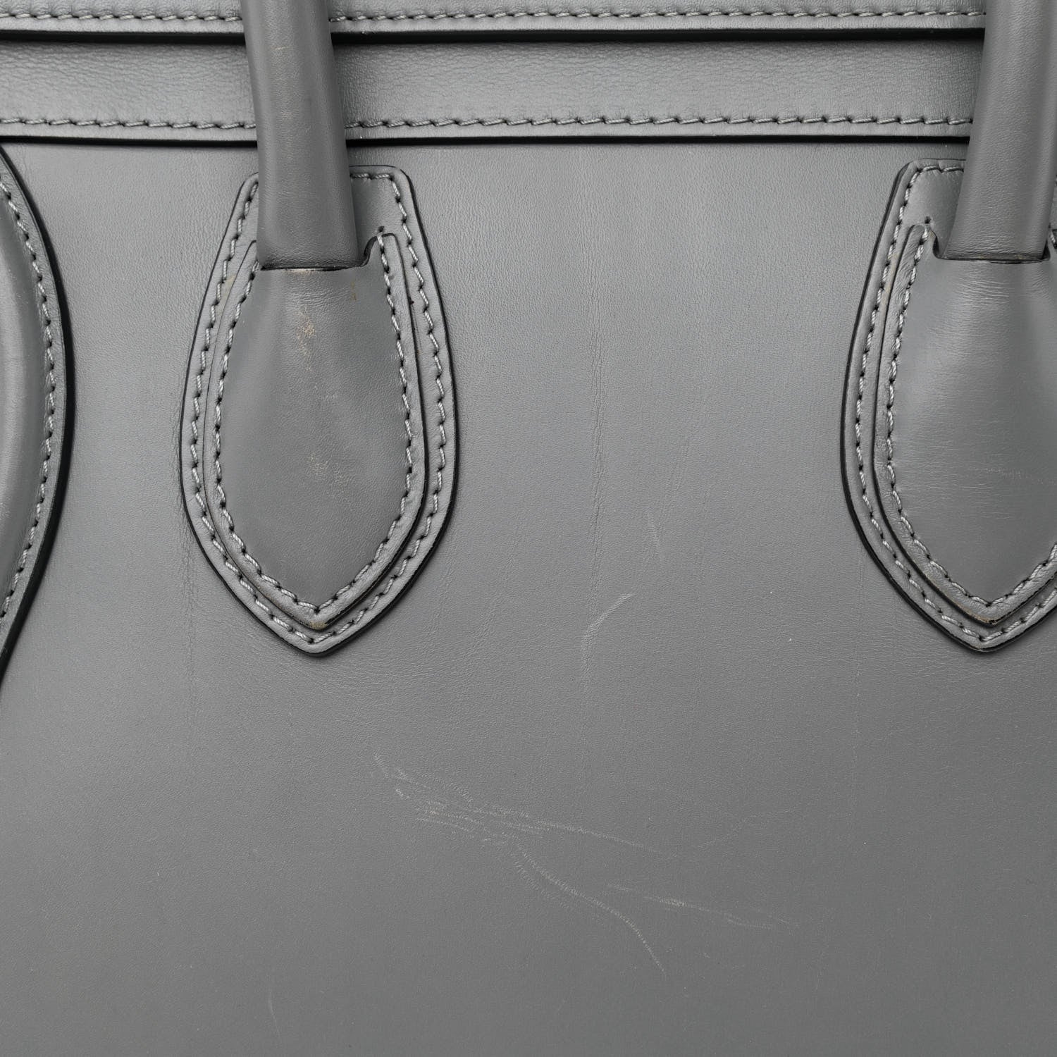 Celine Smooth Calfskin Mini Luggage Storm 11 of 14