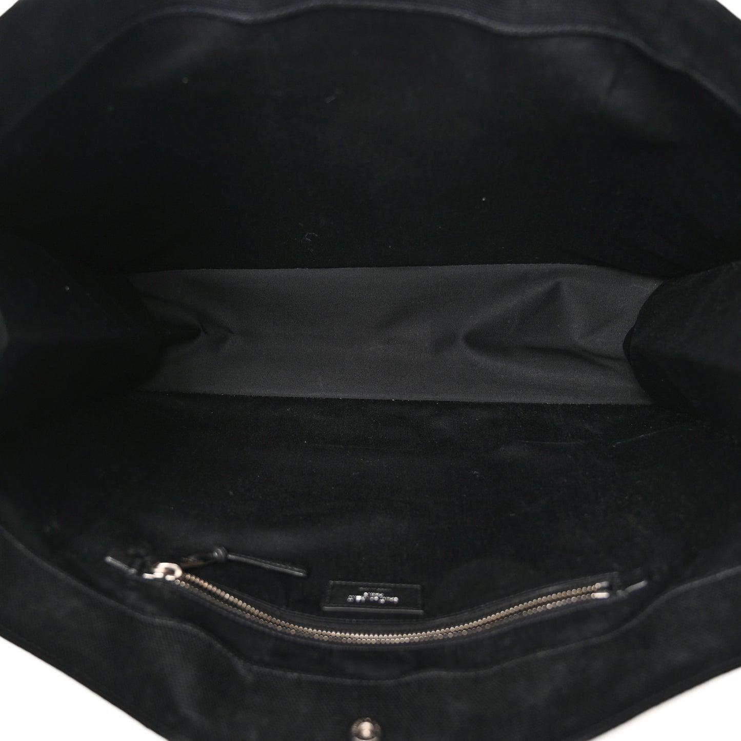 Raffia Linen Calfskin Rive Gauche Tote Black
