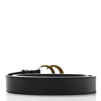 Gucci Moon Calfskin Double G 30mm Belt 120 48 Black 2 of 6