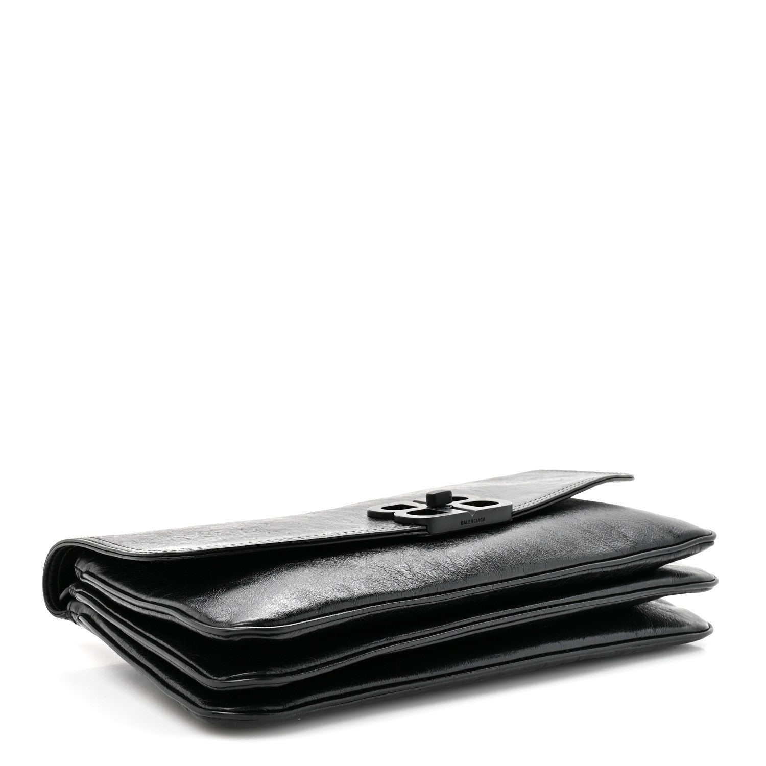 Balenciaga Calfskin Medium BB Soft Flap Bag Black 4 of 10