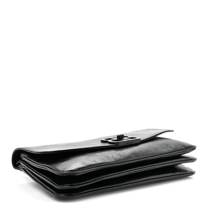 Balenciaga Calfskin Medium BB Soft Flap Bag Black 4 of 10