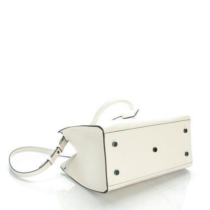 Saint Laurent Calfskin Small Monogram Cabas Dove White 4 of 7