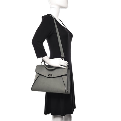 Proenza Schouler Suede Medium Hava Top Handle Bag Heather Grey 3 of 10