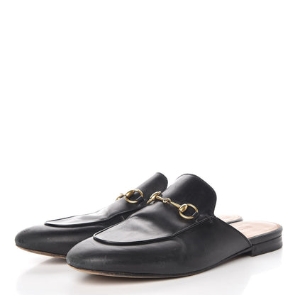 Gucci Calfskin Womens Princetown Slippers 39.5 Black 3 of 19