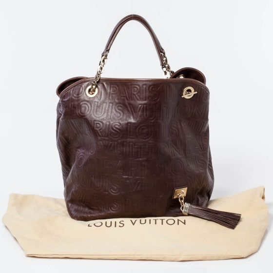Monogram Paris Souple Whisper GM Chocolate