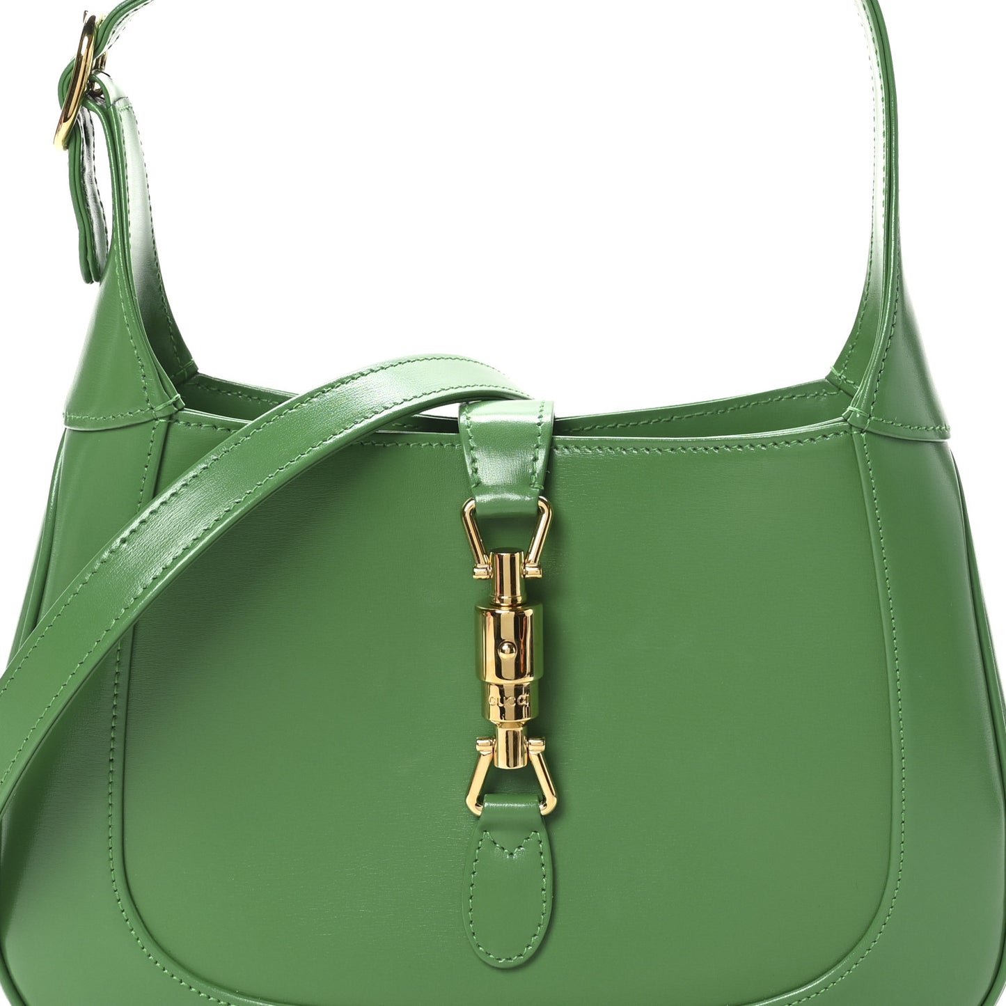 Boarded Dyana Lux Calfskin Small Jackie 1961 Hobo Spring Green