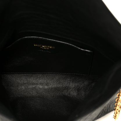 Saint Laurent Supple Lambskin Small Cassandre Chain Pouch Black 5 of 10