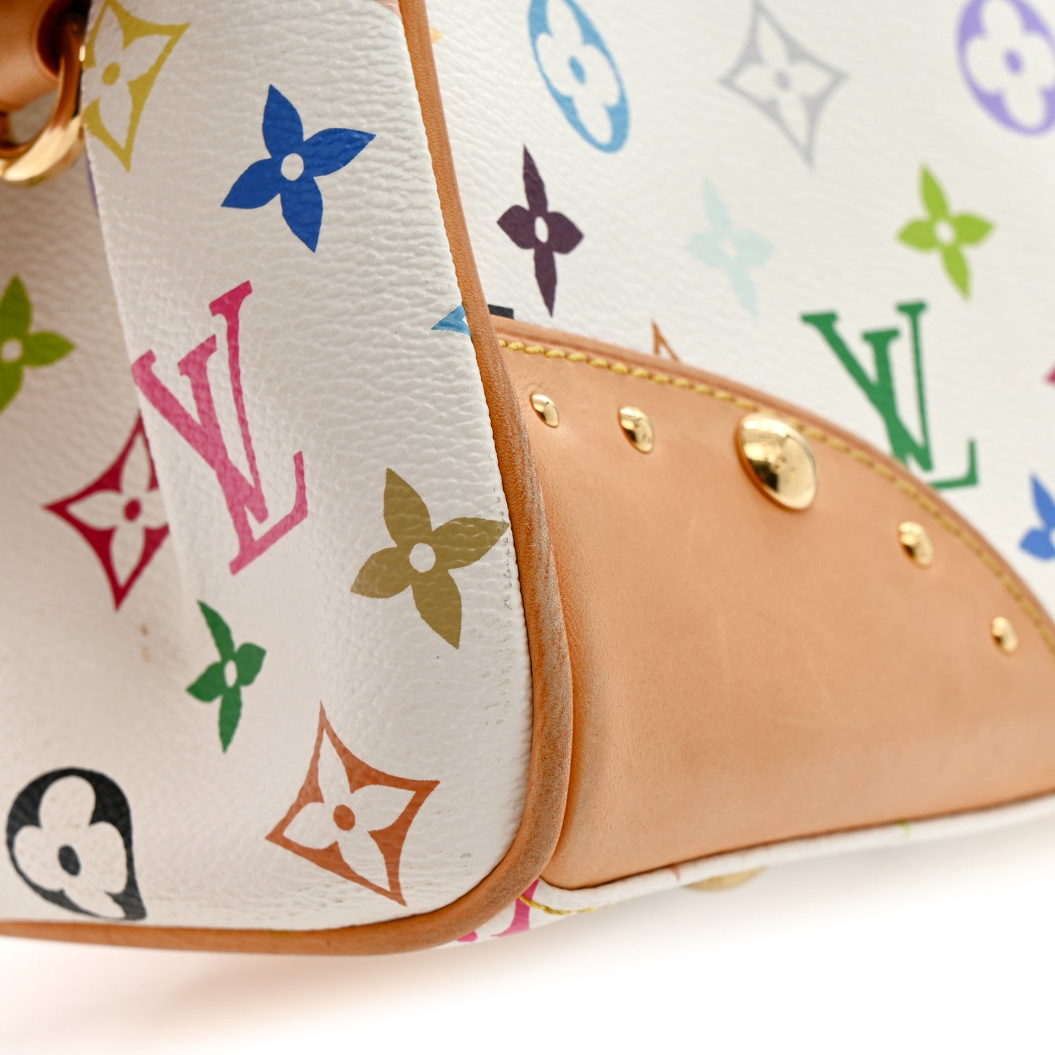 Louis Vuitton Monogram Multicolor Beverly MM White 12 of 14