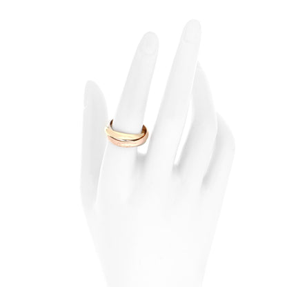 Cartier 18K Pink Yellow White Gold Classic Les Must De Cartier Trinity Ring 57 8 4 of 10