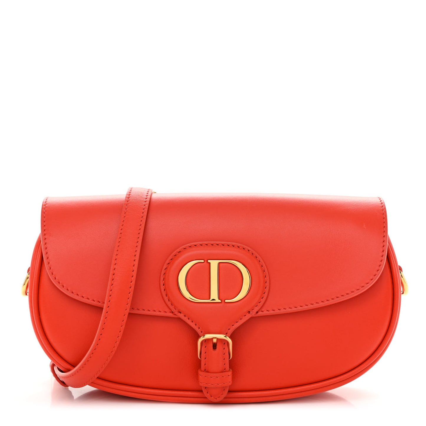 Box Calfskin East West Bobby Bag Orange