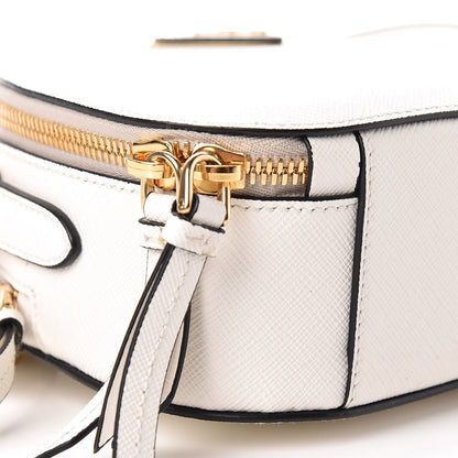 Prada Saffiano Lux Odette Crossbody Bianco 10 of 11