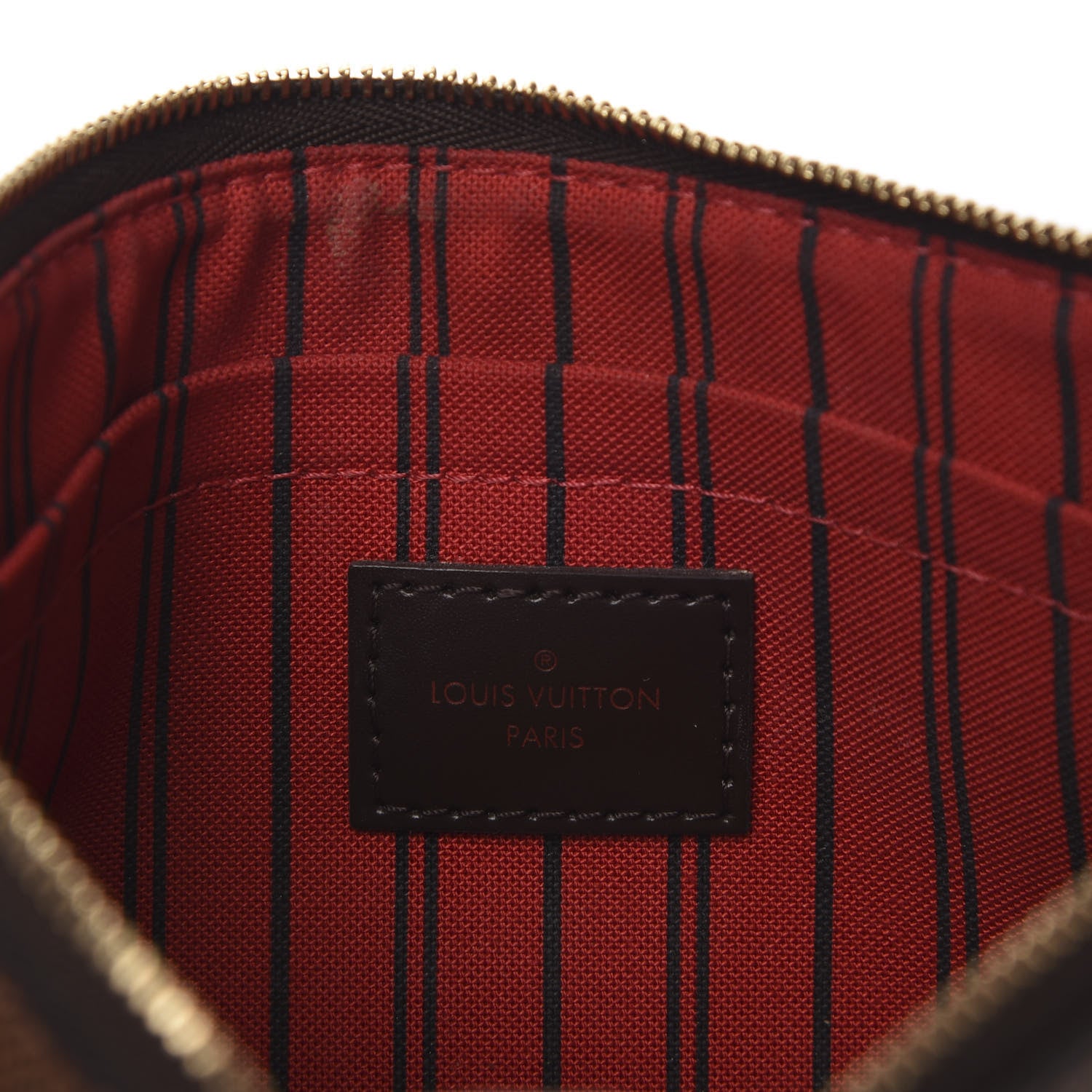 Louis Vuitton Damier Ebene Neverfull MM GM Pochette 6 of 11