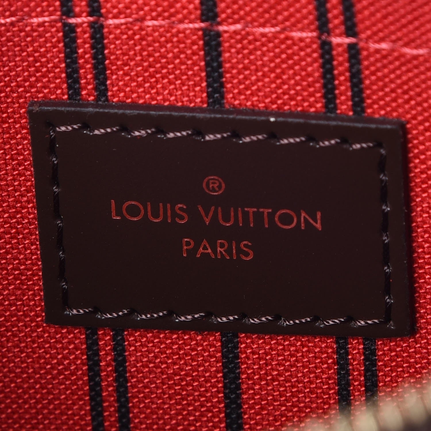 Louis Vuitton Damier Ebene Neverfull MM GM Pochette 6 of 8