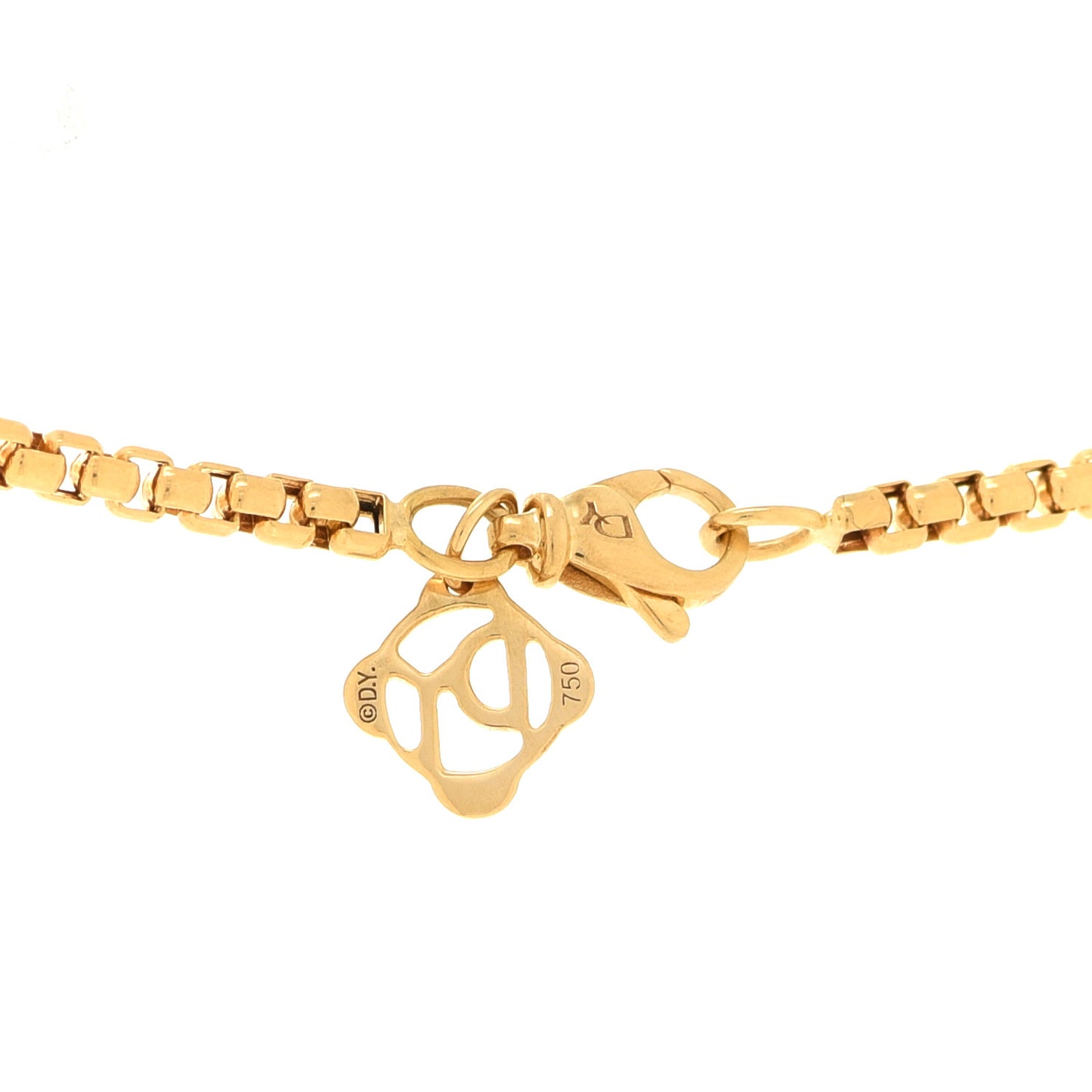 18K Yellow Gold 2.5mm Box Chain Necklace 22"