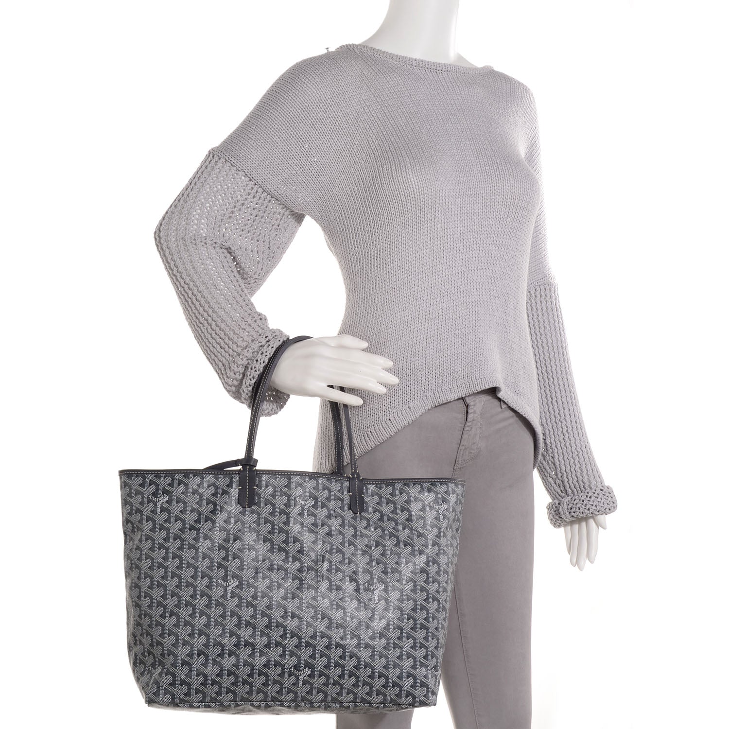 Goyard Goyardine Saint Louis PM Grey 2 of 10