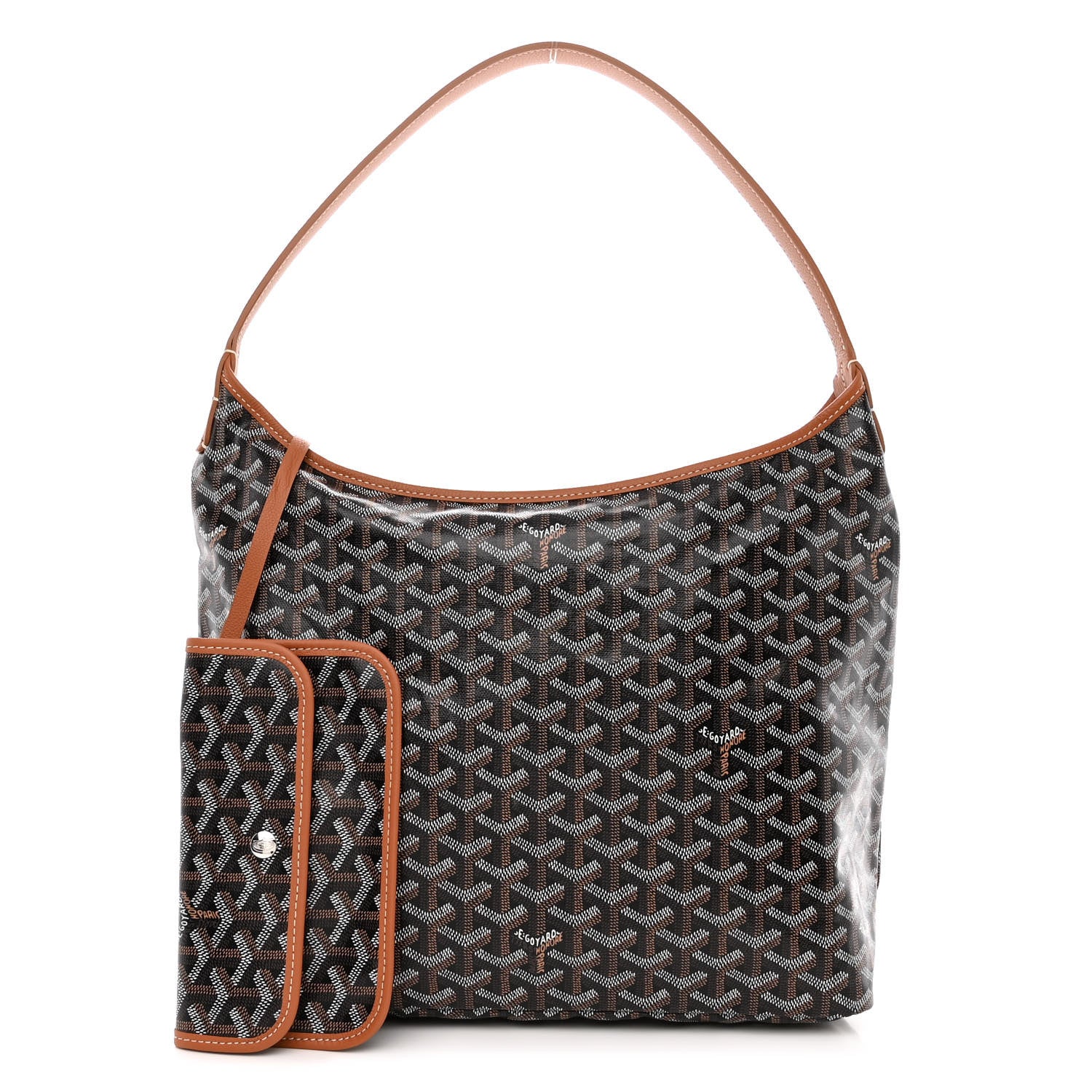 Goyard Goyardine Boheme Hobo Black Gold 1 of 12