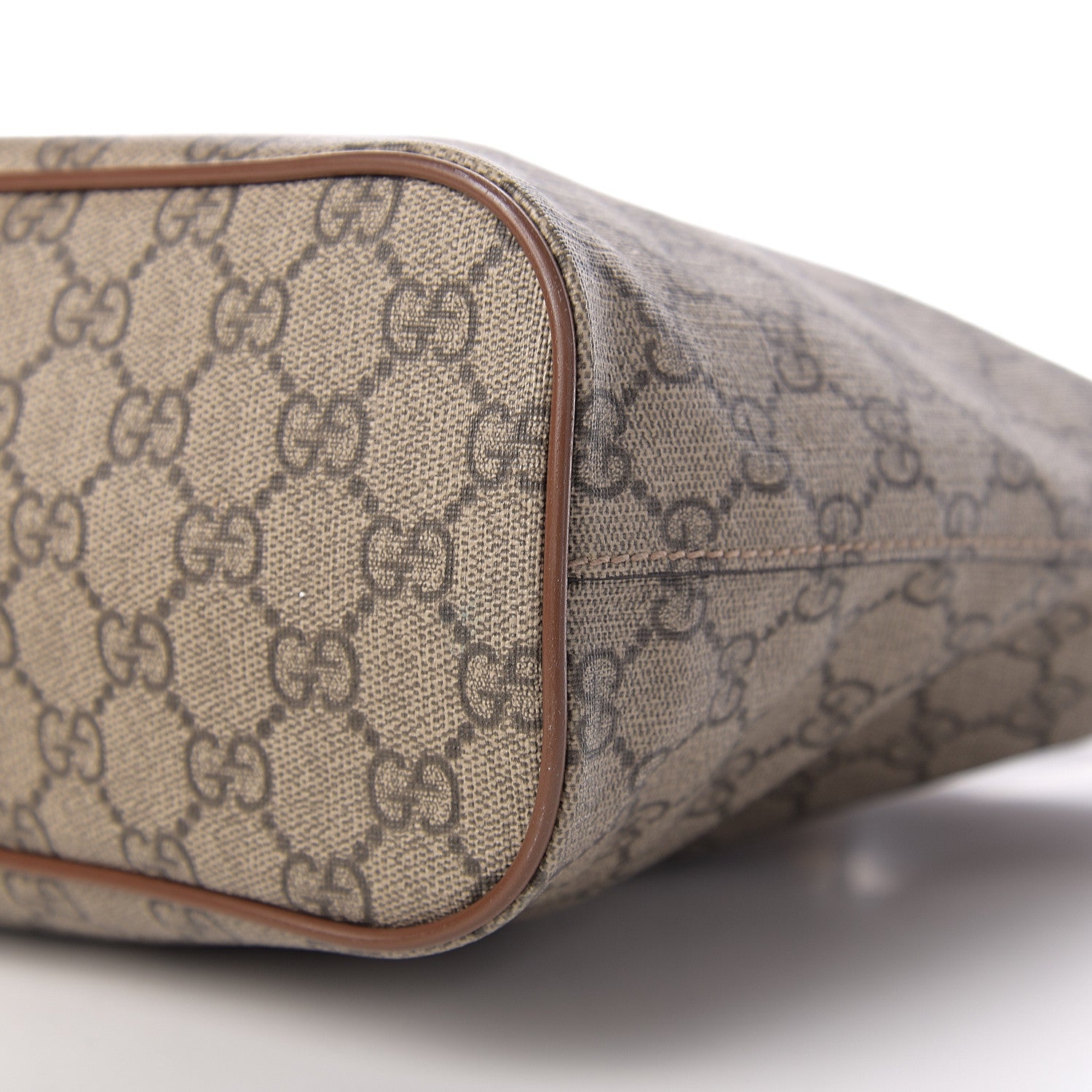 Gucci Soft GG Supreme Monogram Small Crossbody Tote Beige Cuir 11 of 11