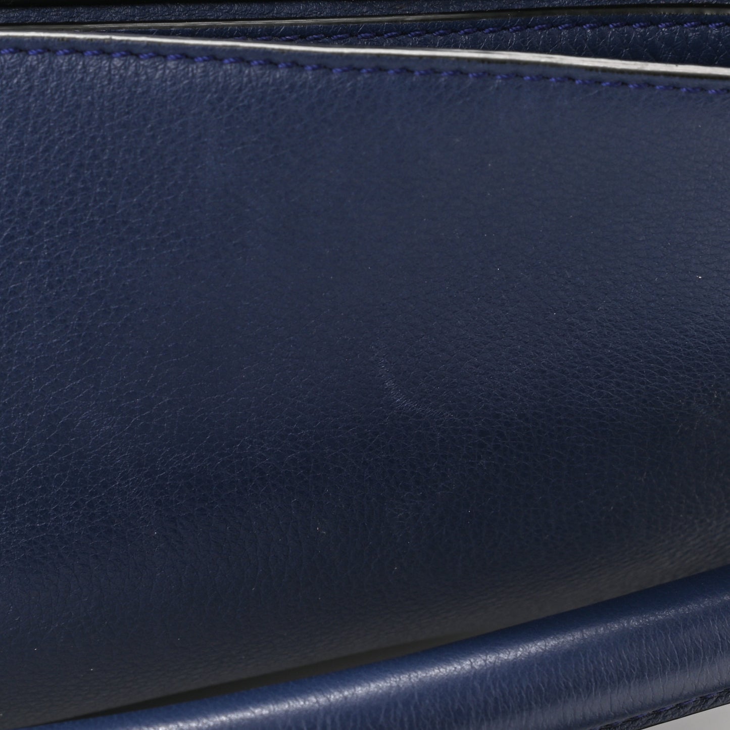 Calfskin Medium Puzzle Bag Marine